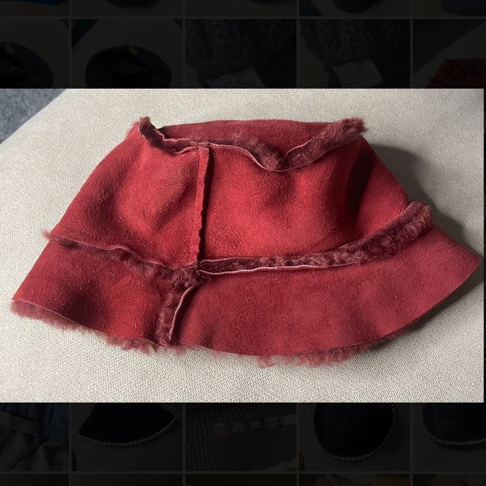 Velvet Fuzzy Hat